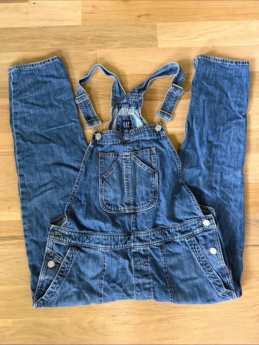 GAP Medium Blue Women's Denim Overalls